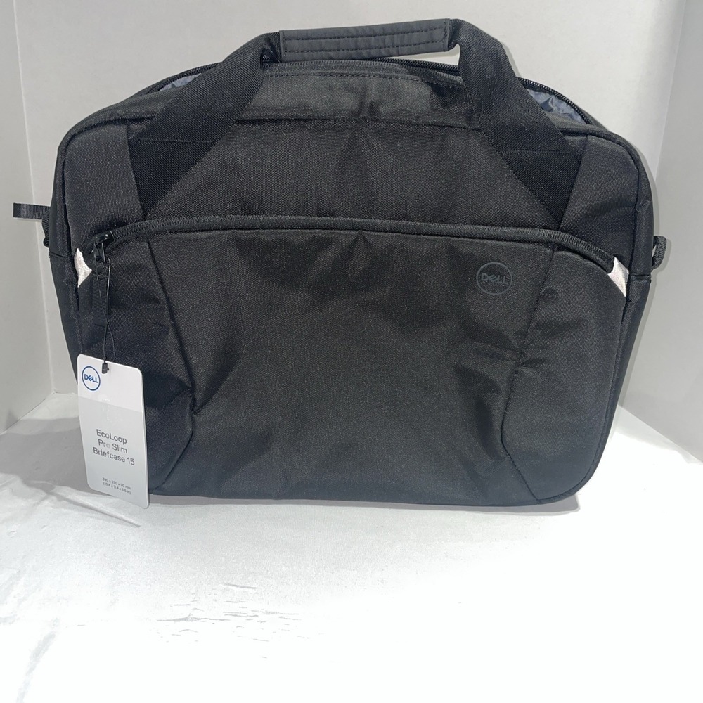 Dell EcoLoop Pro Slim Briefcase 15 Black Laptop Bag Case CC5623S NWT